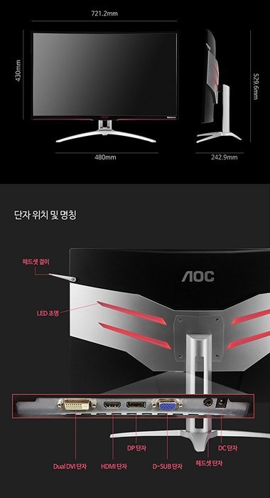 Alphascan AGON 322FCX 144Hz FHD (1920x1080) Curved Gaming Monitor AMD FreeSync, Game Color... N5