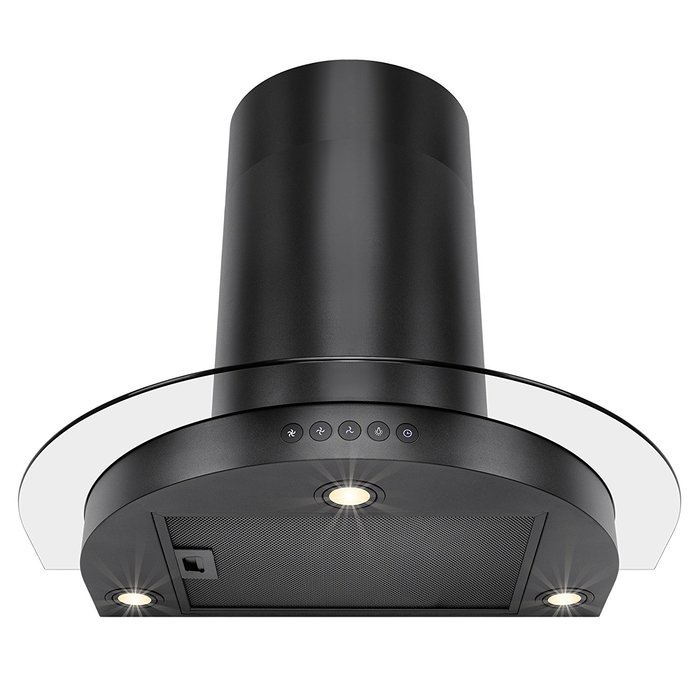FIREBIRD 30" Wall Mount Black Stainless Steel Touch Control Kitchen Powerful Cooking Fan Vent Range Hood N5
