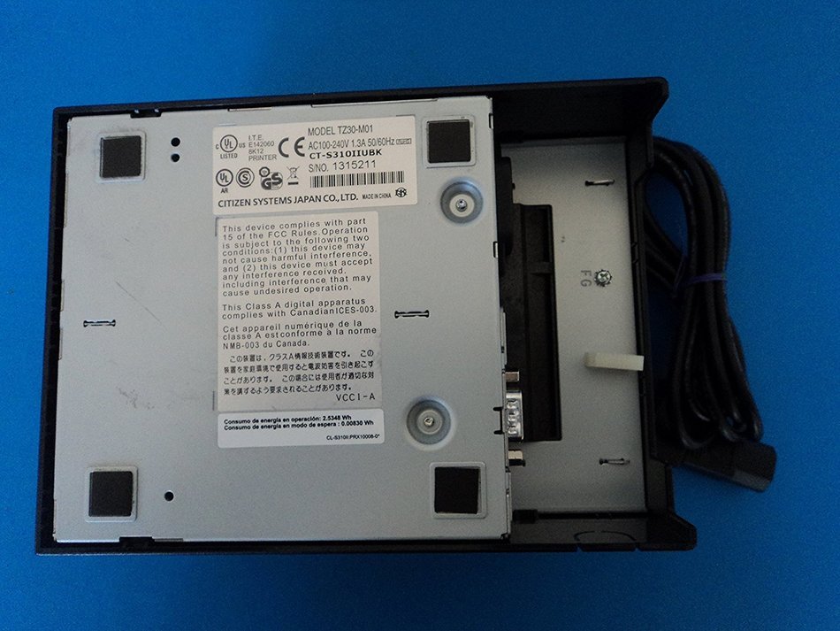 Citizen Systems America CT-S310II-U-BK CT-S310 Thermal POS Printer CTS310II USB - Color Black N6
