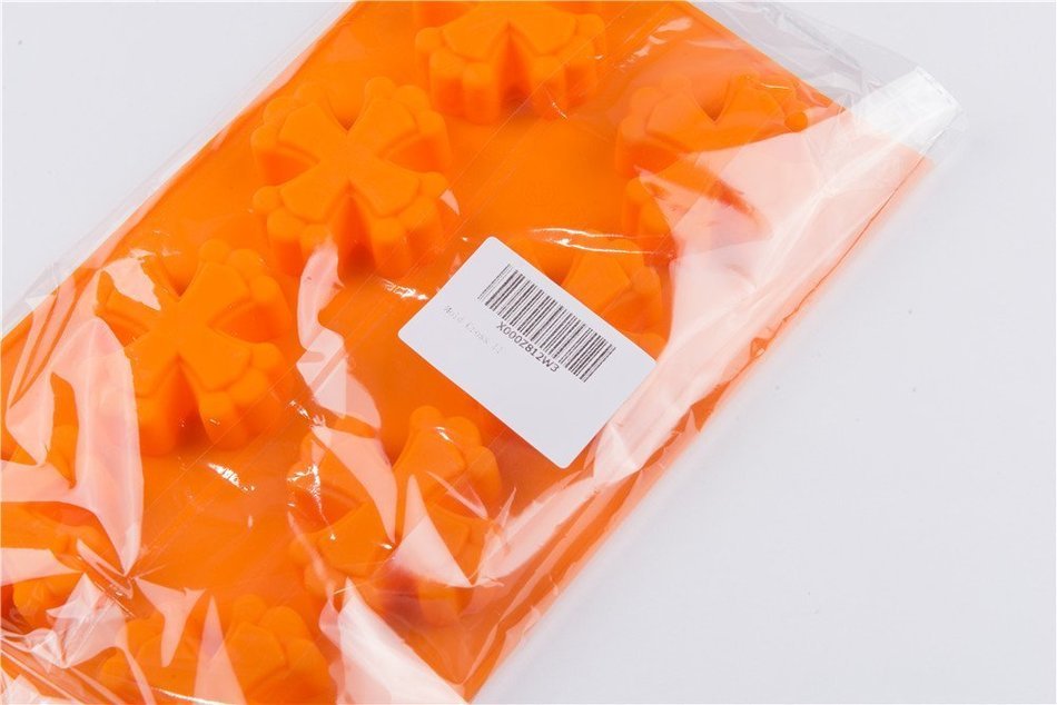 8 Cavity Cross Shape Silicone Handmade DIY Cake Chocolate Jello Pudding Ice Mold 3D Soap Mold N2