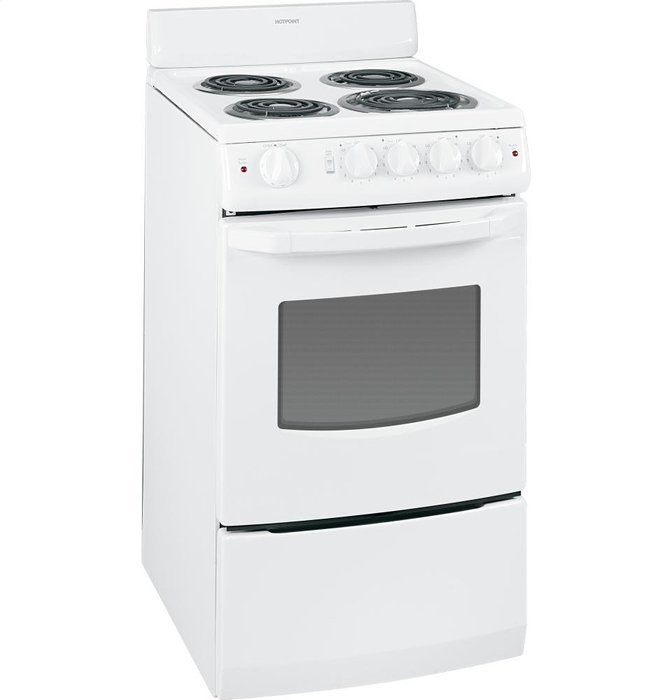 Hotpoint 20 in. 2.4 cu. ft. Electric Range in White