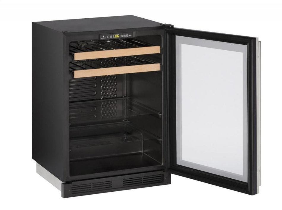 U-Line U1224BEVS00A Built-in Beverage Center, 24", Stainless Steel N3