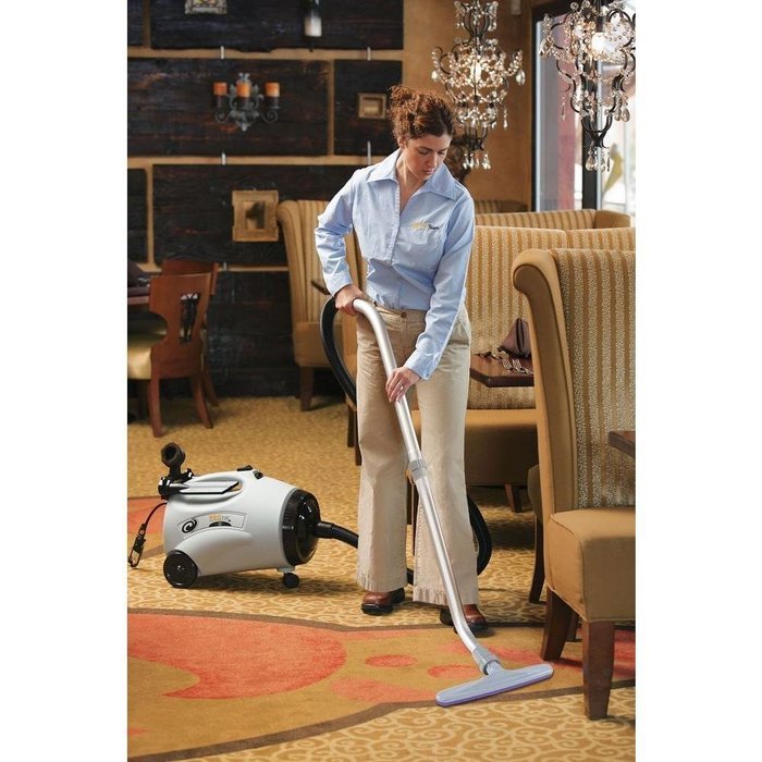 ProTeam 107154 ProVac CN Canister Vacuum with Xover Floor Tool Kit 14 in. Multi-Surface Floor Tool and Telescoping... N5