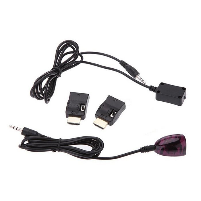 Inteset HDMI IR Extender for Connecting One A/V Device to a Display over existing HDMI Cable N2