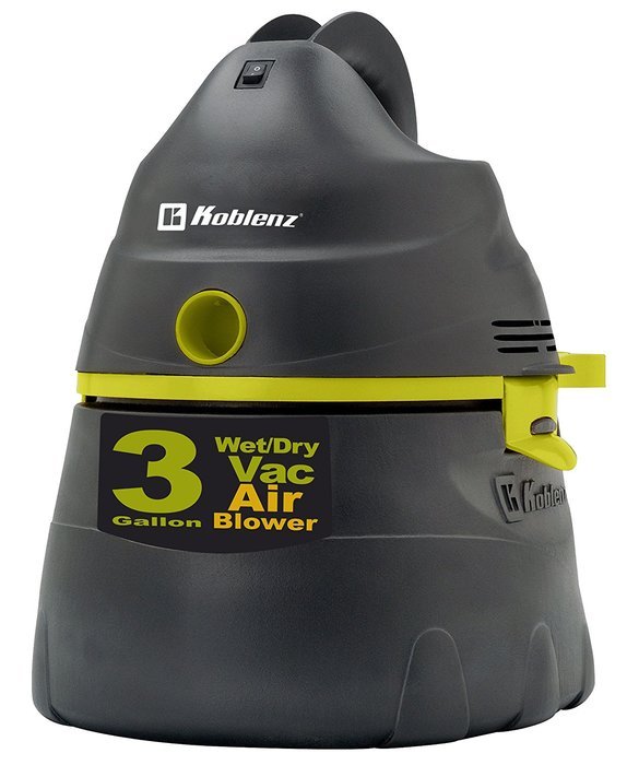 Koblenz WD-353 KG2 US 3-Gallon Wet/Dry Vacuum - Corded N2