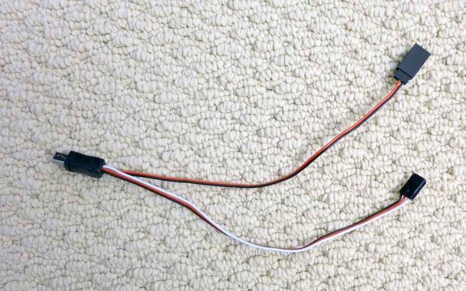 RioRand Hero 3 USB to AV Video Output & 5V DC Power BEC input Cable FPV USA Seller N3