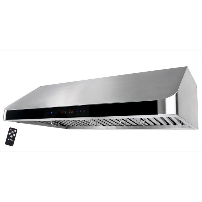 AKDY 36" AZ-1801A-90 Under Cabinet Stainless Steel Range Hood Touch Panel Control N5