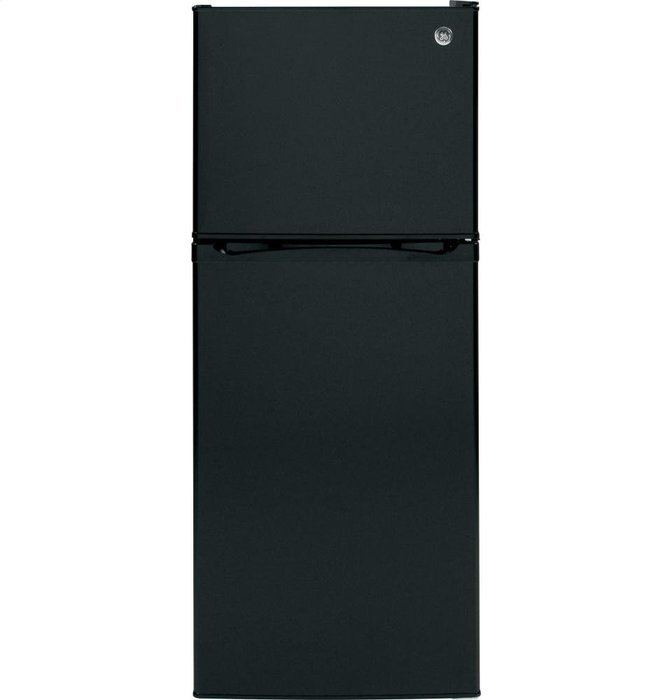 GE GPE12FGKBB 24" Energy Star Qualified Top-Freezer Refrigerator with 11.6 Cu. Ft. Capacity in Black