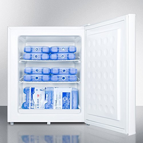 Summit FS30LMED 19" Medically Approved Compact Upright Freezer with 1.8 cu. ft. Capacity Factory Installed Lock... N4