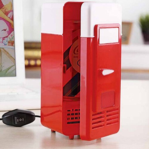 LEORX Portable Mini USB Fridge Refrigerator Icebox USB Can Cooler N3