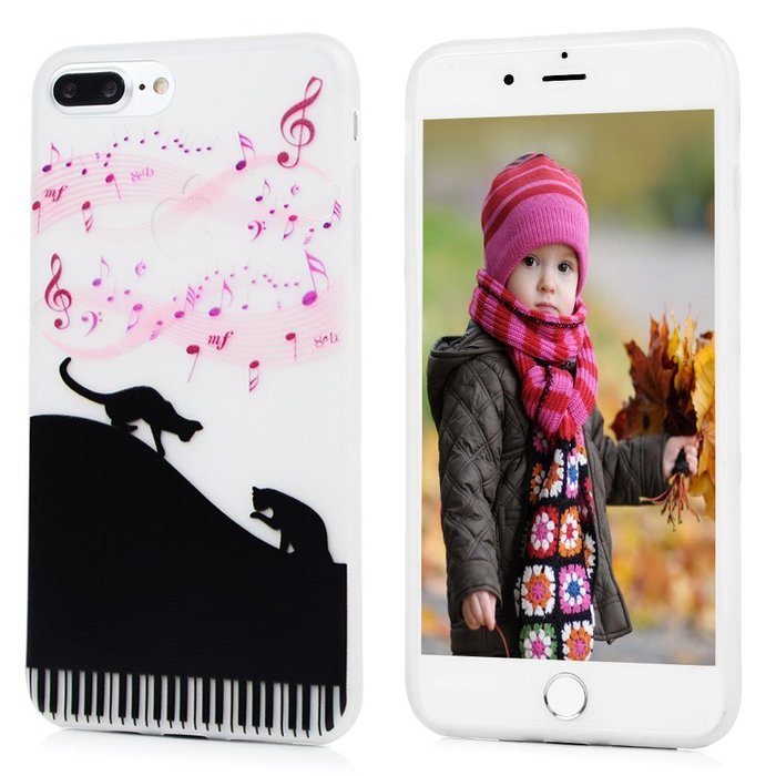 Badalink iPhone 7 Plus Case (5.5") Shockproof Drop Protection Soft TPU Flexible Easy Grip Bumper Slim Protective... N46
