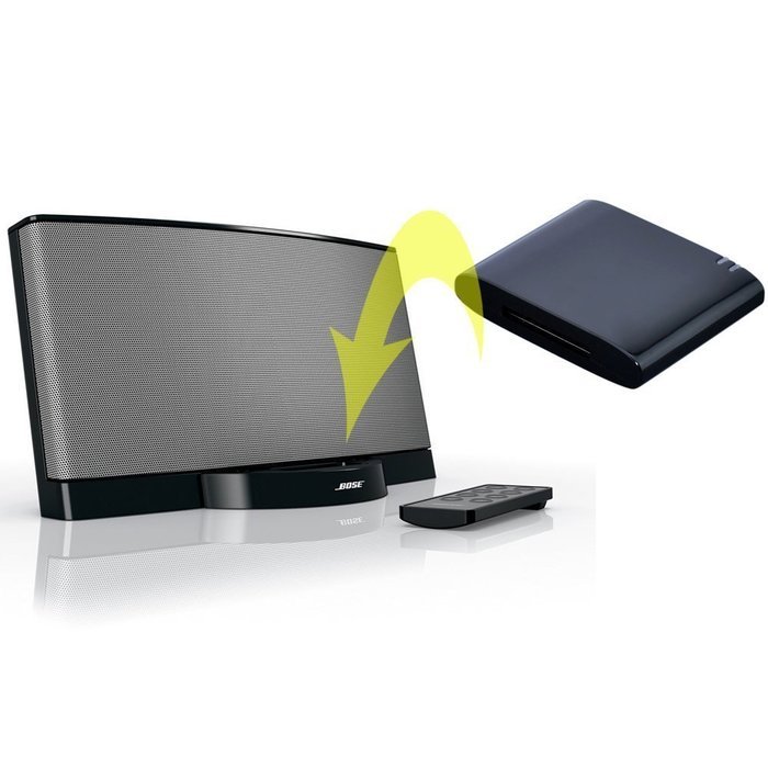 Bluetooth A2dp Music Audio Receiver Adapter for Bose Sounddock and 30-pin Bluetooth device Dock Speaker Home Stereo... N2