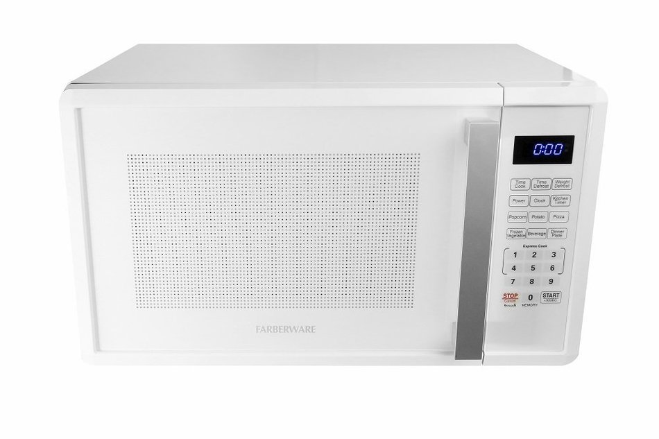 Farberware FMWO11AHTWHC Professional 1000W Microwave Oven, 1.1 cu. ft., White N3