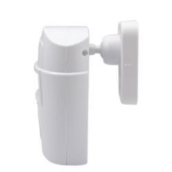 RioRand&reg; 105dB Security Alarm Siren with IR Motion Detector plus 2 Arm/ Disarm Remote Keychains - White N3