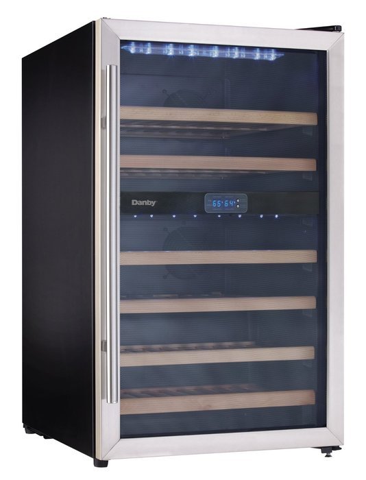 Danby DWC113BLSDB 38 Bottle Wine Cooler -Stainless Steel