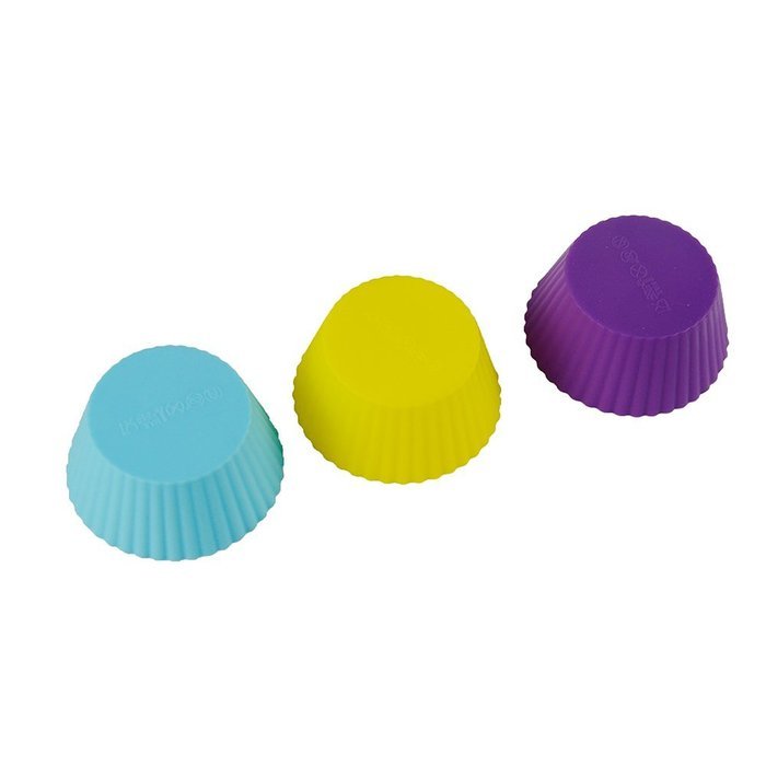TANGCHU 24-pack Reusable Silicone Muffin Baking Cups Cupcake Liners Baking Molds Triangle Shape N29