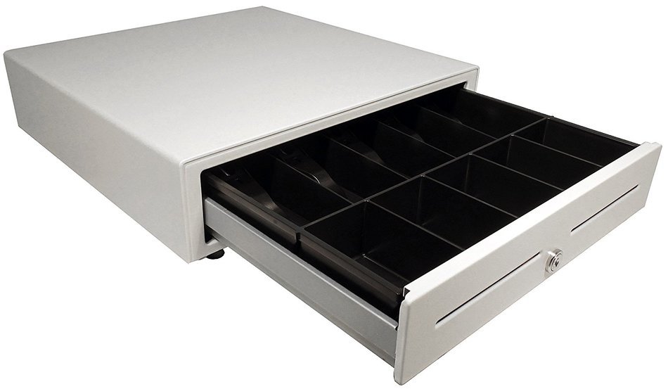 APG VB320-AW1616 Vasario Series Standard-Duty Cash Drawer with MultiPRO Interface, Painted Front, 16.3" x 16.2... N7