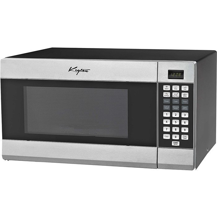 Keyton K-1.1SSMICROWAVE Microwave Oven with 6 Instant Cooking Settings & 10 Power Levels, Stainless Steel N3