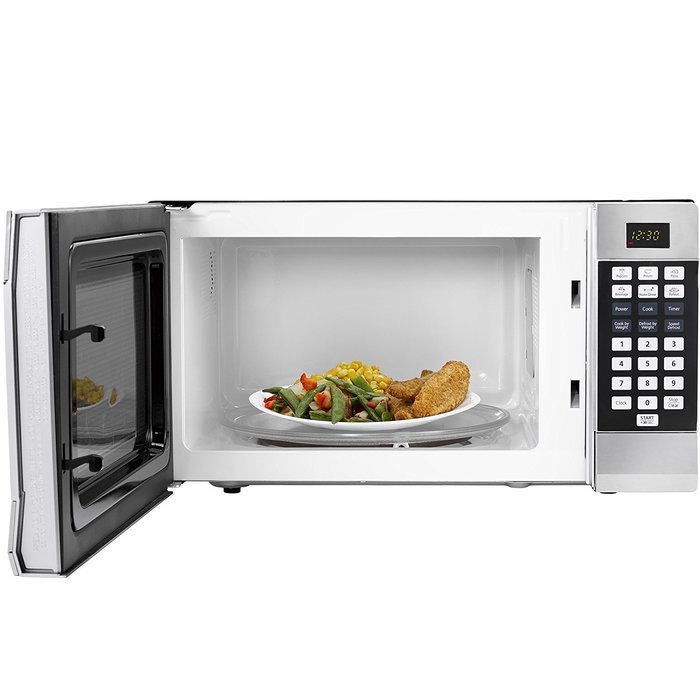 Keyton K-1.1SSMICROWAVE Microwave Oven with 6 Instant Cooking Settings & 10 Power Levels, Stainless Steel N4