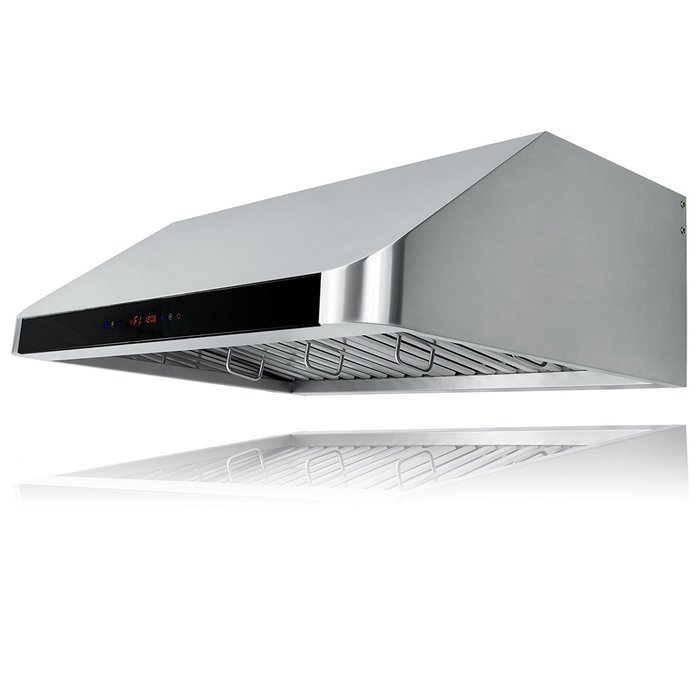 Golden Vantage 36" Under Cabinet Stainless Steel Range Hood GV1801A-90 with New Panel Design Gas sensor Remote... N7