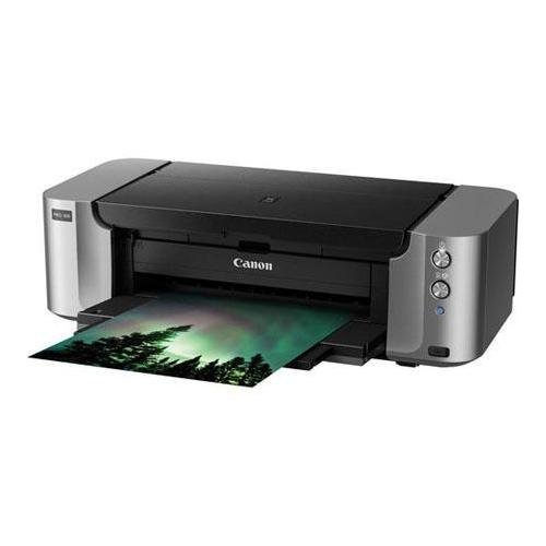 Canon PIXMA PRO-100 Professional Photo Inkjet Printer - Bundle - with SG-201 Photo Paper Plus Semi-Gloss 13x19... N3