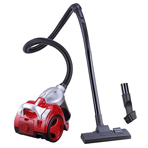 Bagless Canister Vacuum Floor Cleaner HEPA Filter on Wheels free image download