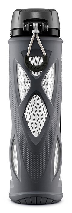 Zulu Atlas Glass Water Bottle with Flip Lid N27
