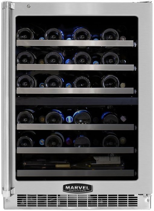 Marvel MPRO6DZE-BS-LR 24-Inch Professional Dual Zone Wine Cellar N3