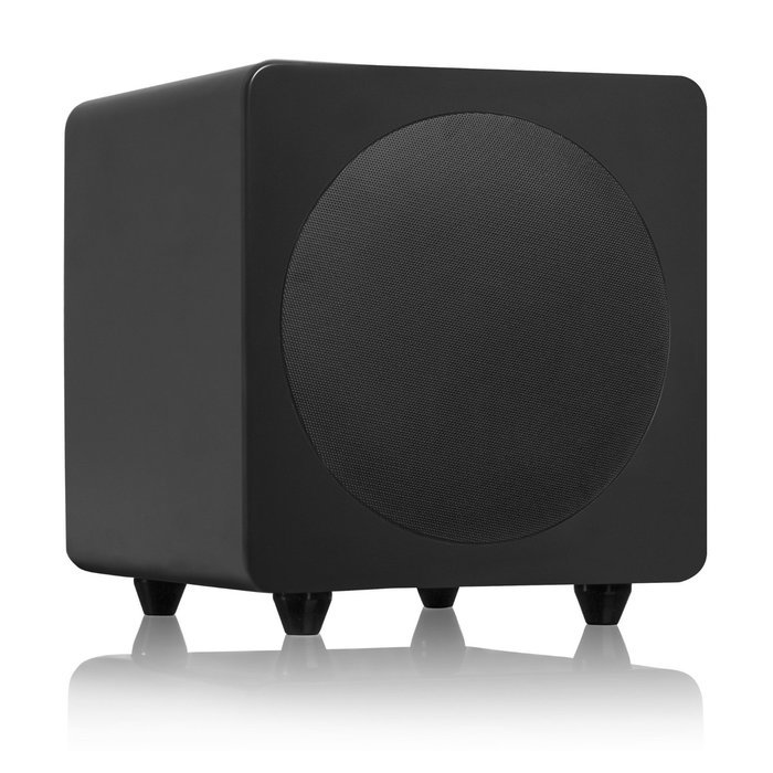 Kanto sub8 Powered Subwoofer &ndash; 8&rdquo; Paper Cone Driver &mdash; Powerful Bass Extension &ndash; Gloss Black N4