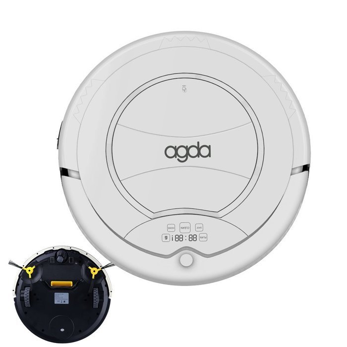 AGDA&reg; B2000 Intelligent Smart Automatic Robotic Vacuum Cleaner for Pet Hairs, Allergens and Everyday Dust Removal... N10