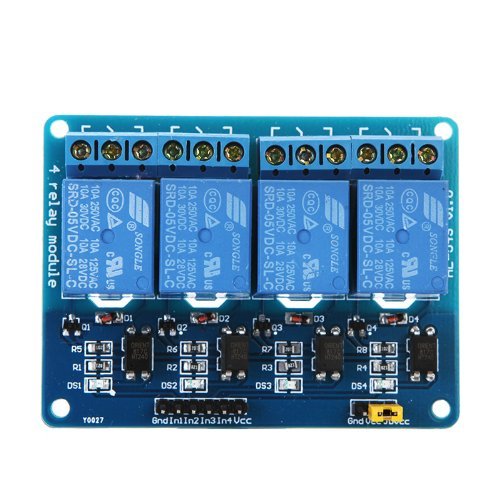 Docooler 5V Active Low 4 Channel Relay Module Board for Arduino PIC AVR ...