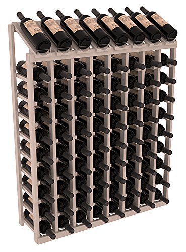 Wine Racks America Ponderosa Pine 8 Column 10 Row Display Top Kit. 13 Stains to Choose From! N13