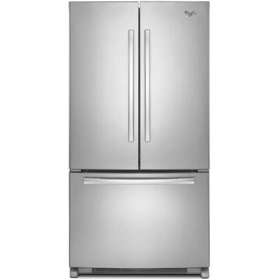 Whirlpool Model # WRF540CWBM 20.0 cu. ft. French Door Refrigerator in Monochromatic Stainless Steel, Counter Depth