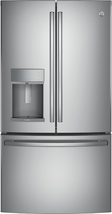 GE Profile PYE22KSKSS 36" Energy Star Qualified Counter-Depth French-door Refrigerator with 22.2 Cu. Ft. Capacity...