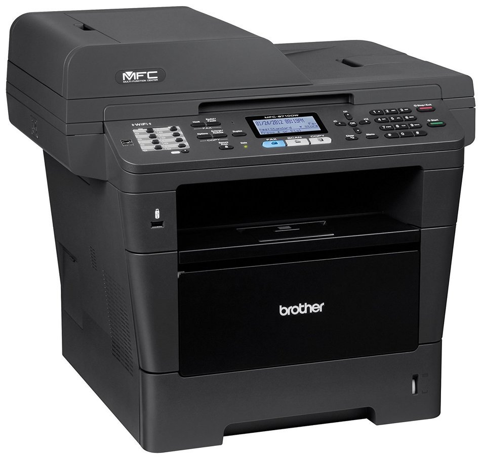 Brother Printer MFC8710DW Wireless Monochrome Printer with Scanner, Copier and Fax, Amazon Certified for Auto... N4