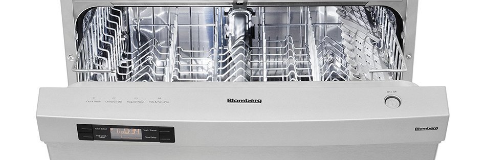 Blomberg DW24100SS Dishwasher with ADA Tub Front Controls, 14 Place Settings, Stainless Steel N2