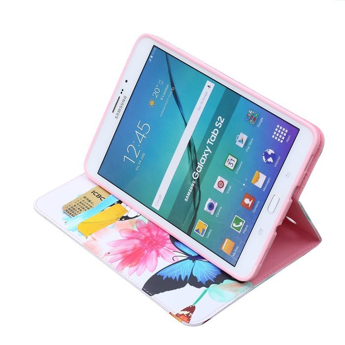 Galaxy Tab 4 10.1 Case, High Quality PU Leather Wallet Case [Card Slots] Damage Resistance and Kickstand Feature... N532