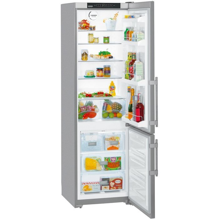 Liebherr CS-1350B - Stainless Steel 24" Freestanding Refrigerator/Freezer w/ice maker right hinge