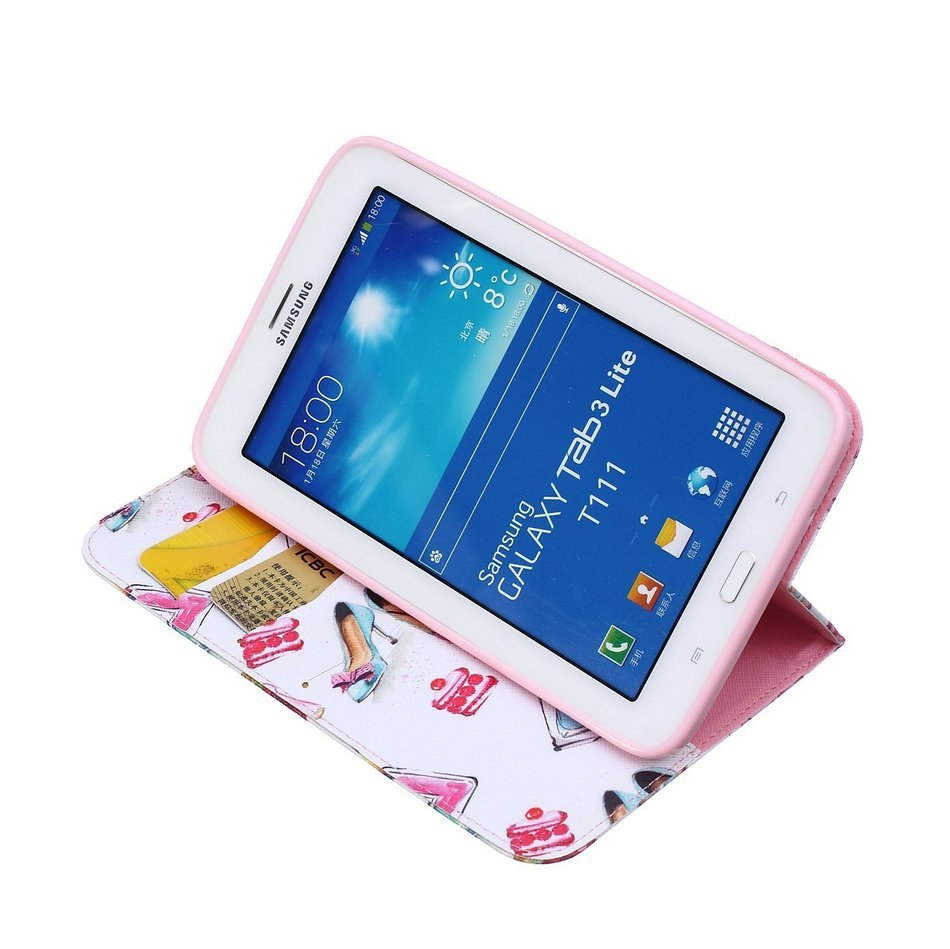 Galaxy Tab 4 10.1 Case, High Quality PU Leather Wallet Case [Card Slots] Damage Resistance and Kickstand Feature... N542
