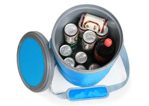 Ice Bucket / Plastic Barrel 30*30*36Cm Blue N3
