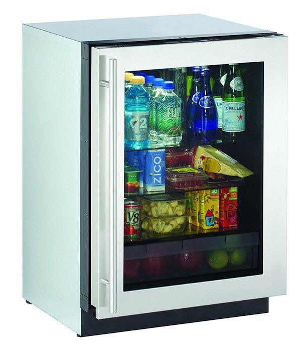 U Line Modular 3000 Series 3024RGLS00 24 Compact Refrigerator 4.9 cu. ft. Capacity, Right Hinge