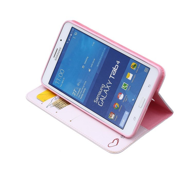 Galaxy Tab 4 10.1 Case, High Quality PU Leather Wallet Case [Card Slots] Damage Resistance and Kickstand Feature... N565