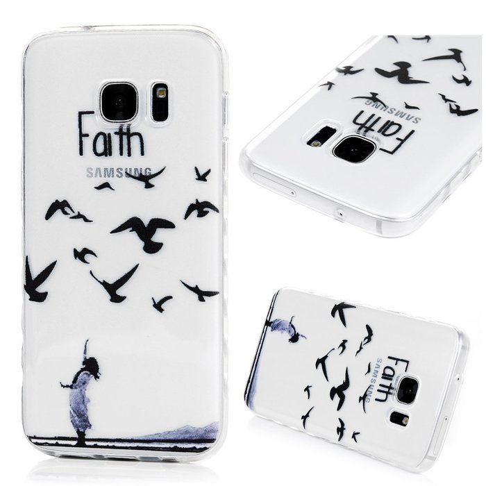 Badalink Galaxy S7 Case Shock-Absorbing Drop Protection TPU Bumper Protective Back Cover Slim-Fit Flexible Easy... N54