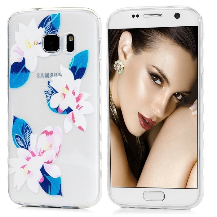 Badalink Galaxy S7 Case Shock-Absorbing Drop Protection TPU Bumper Protective Back Cover Slim-Fit Flexible Easy... N56