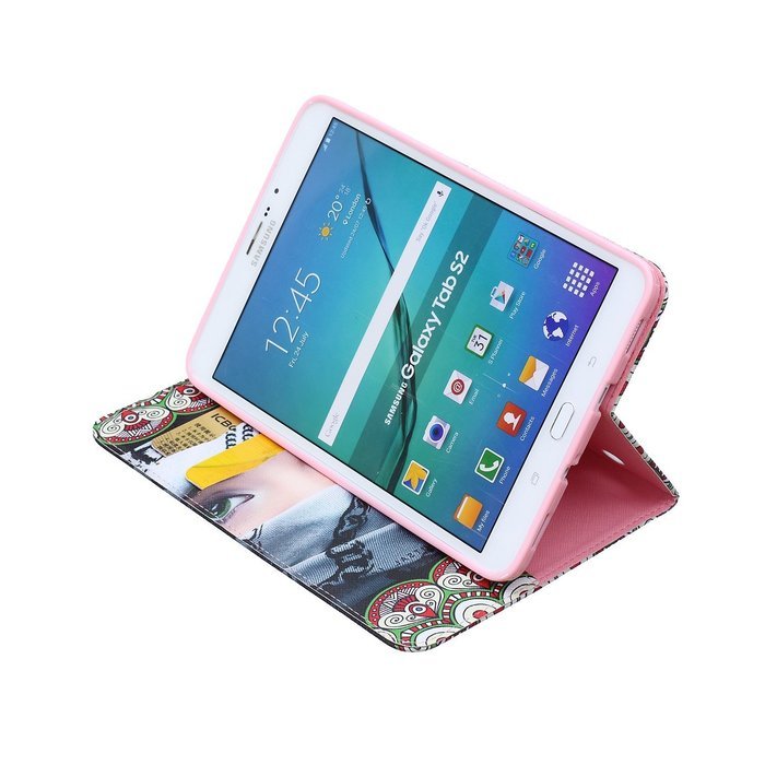 Galaxy Tab 4 10.1 Case, High Quality PU Leather Wallet Case [Card Slots] Damage Resistance and Kickstand Feature... N568