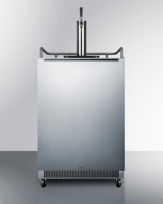Summit SBC678OS 24" Built-In/Freestanding Outdoor Beer Dispenser with 6.5 cu. ft. Capacity Single Tap Factory...