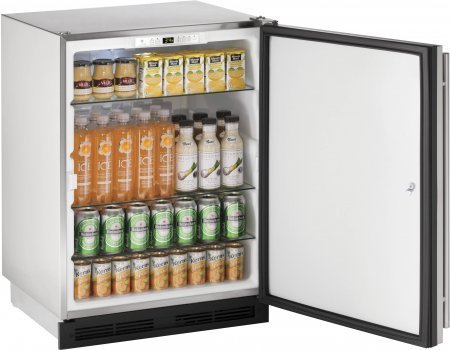 U-Line U1224RSOD00B 24" Energy Star Rated Outdoor Series Built-In Outdoor Refrigerator with 5.2 cu. ft. Capacity... N2