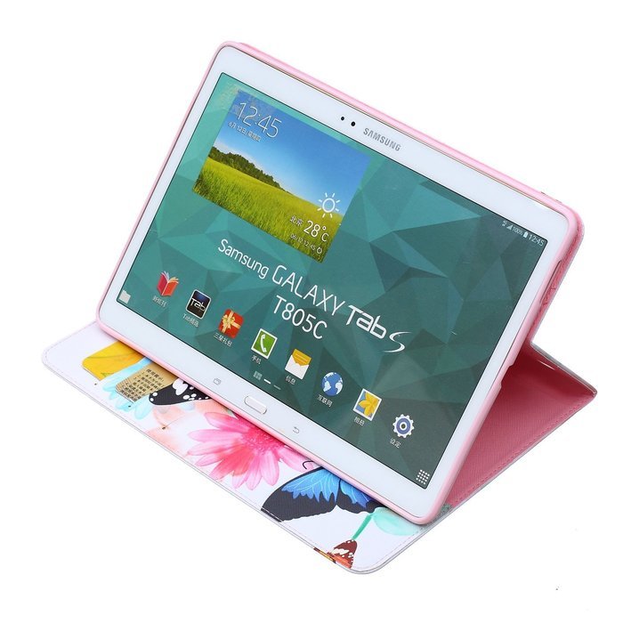 Galaxy Tab 4 10.1 Case, High Quality PU Leather Wallet Case [Card Slots] Damage Resistance and Kickstand Feature... N612