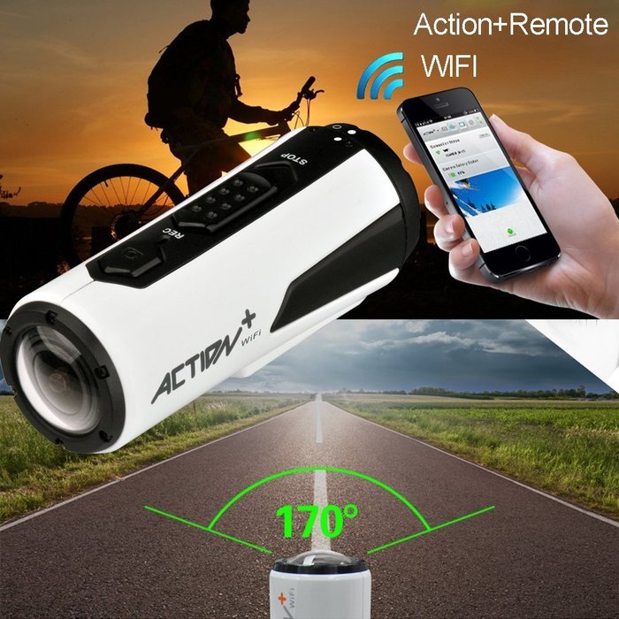 TekBow SP85W Sports Action Camera Full HD 1080P 170 Degrees Wide Angle Waterproof Outdoor Sport Camcorder Support... N2