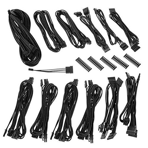 BitFenix ALCHEMY 2.0 PSU CABLE KIT for Corsair Power Supply AXi/HXi,RM/Rmi/RMx/CS-M/TX-M/CX-M, CSR-SERIES - Black...